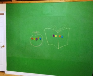 photo of chalkboard wall