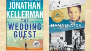 New Book Covers: The wedding guest; Mamaskatch