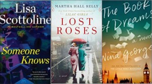 New book covers: Someone knows, Lost roses, The book of dreams